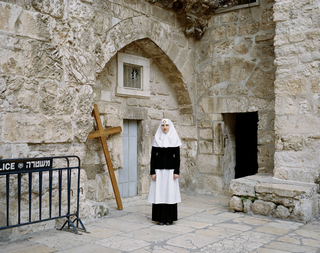 Orthodox nun, Jerusalem, 2013